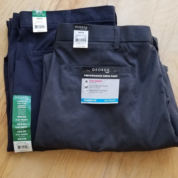 George | Pants | Two Pair George Mens 